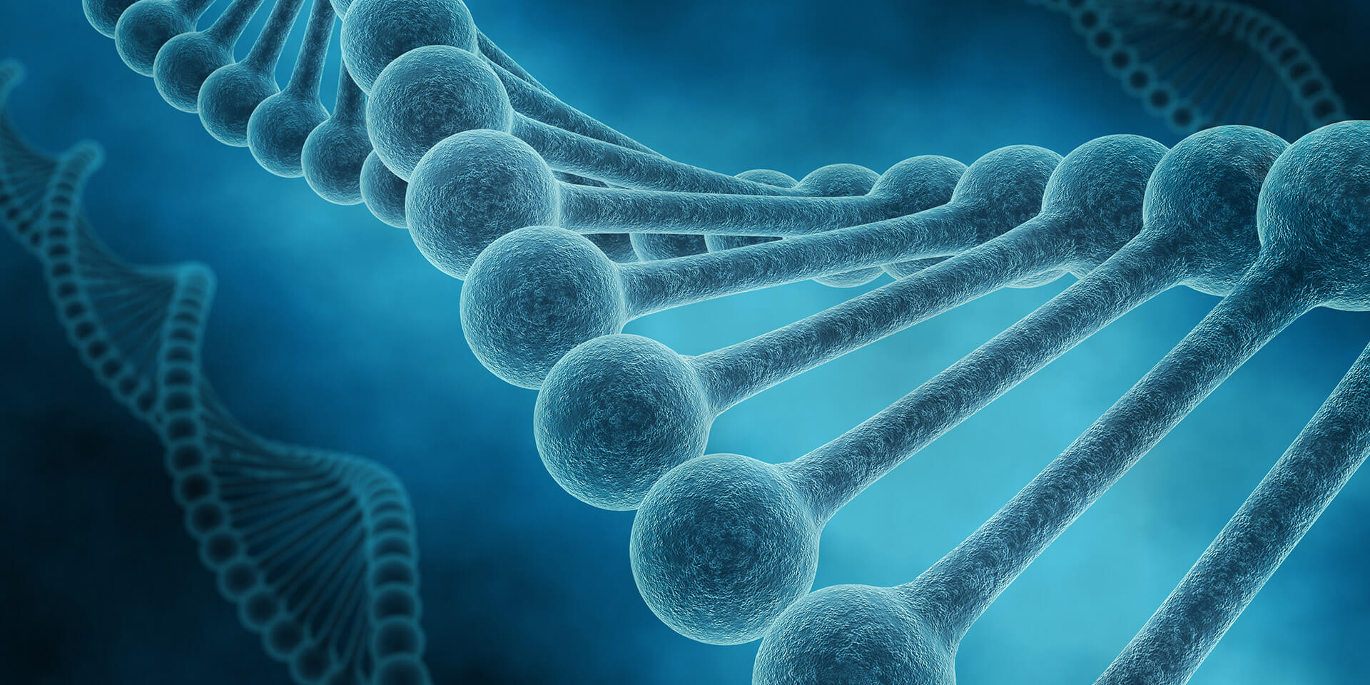 Das Bild zeigt eine DNA-Spirale DNA Spirale