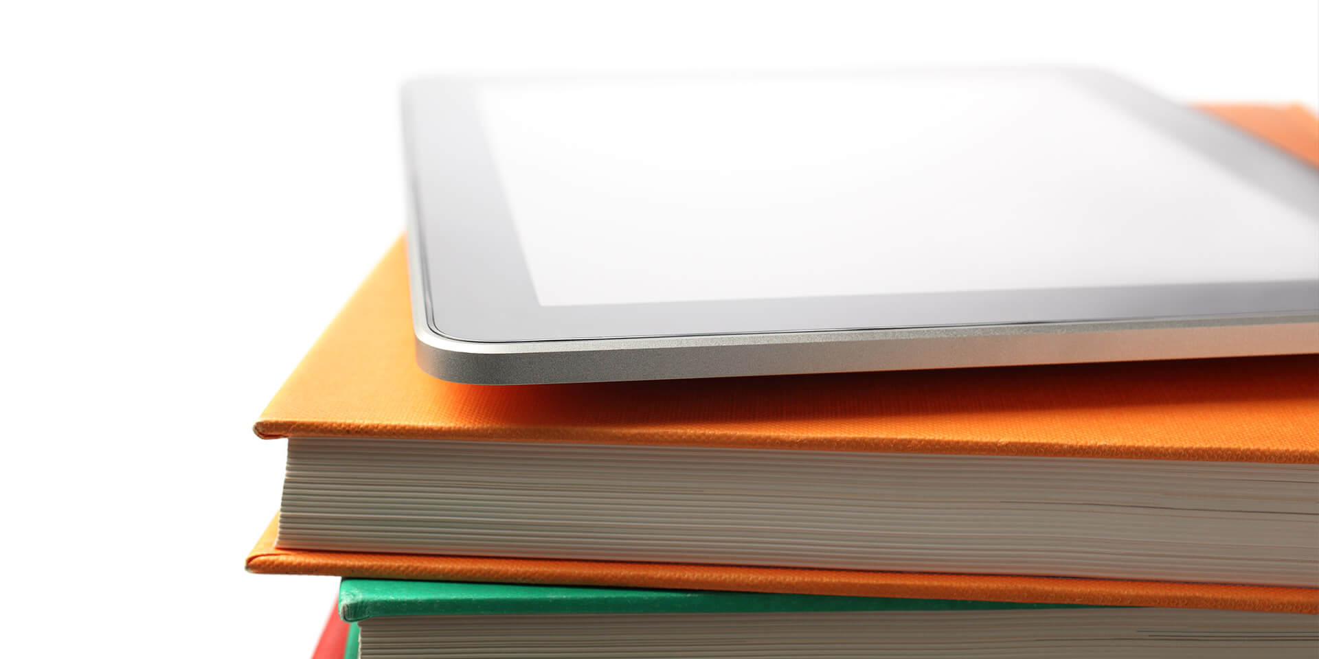 Tablet und Bücher Tablet und Bücher