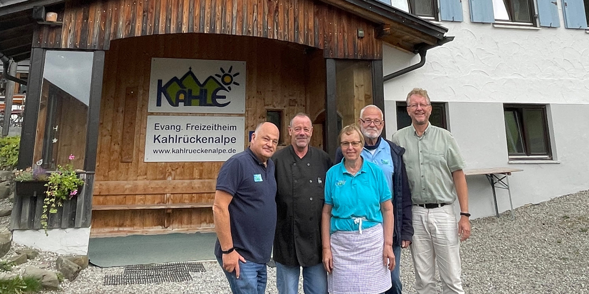 Engagierte aus dem engeren Team halten die »Kahle« am Laufen: Thomas Baum, Bruno Weggert, Monika Richter, Wolfgang Streiftau und Stefan Reichenbacher.