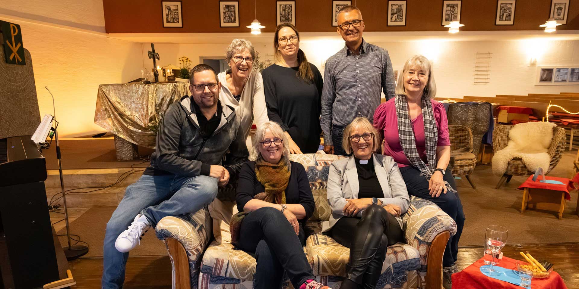Das »Wohnzimmer«-Team mit Gabriele Töpfer (vorne rechts) und Andrea Hink (vorne Mitte)